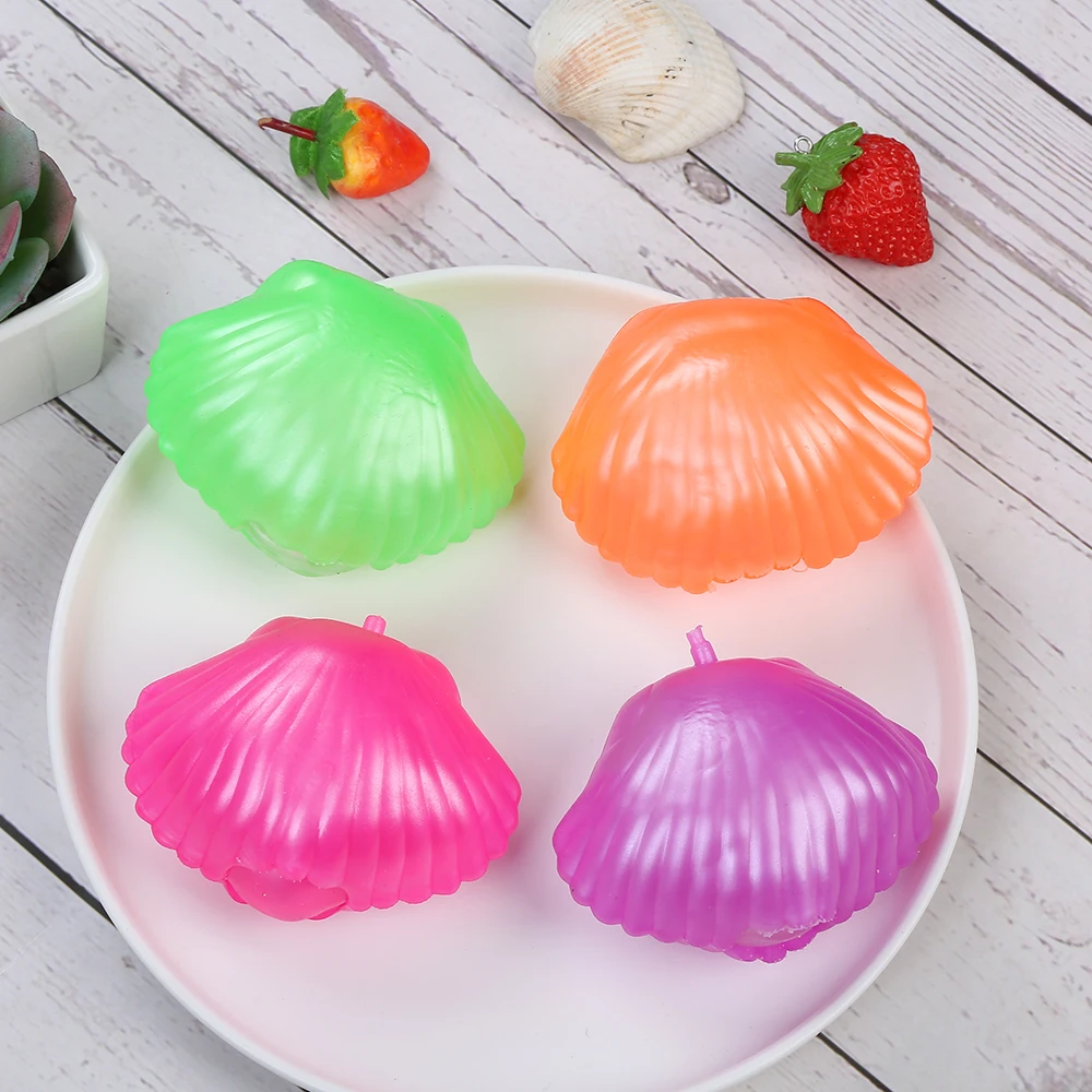 Wholesale Animal Tpr Shell  Toy Jelly Beads Sticky Anti Stress Squeeze Ball Toys Stress Toy For Kids