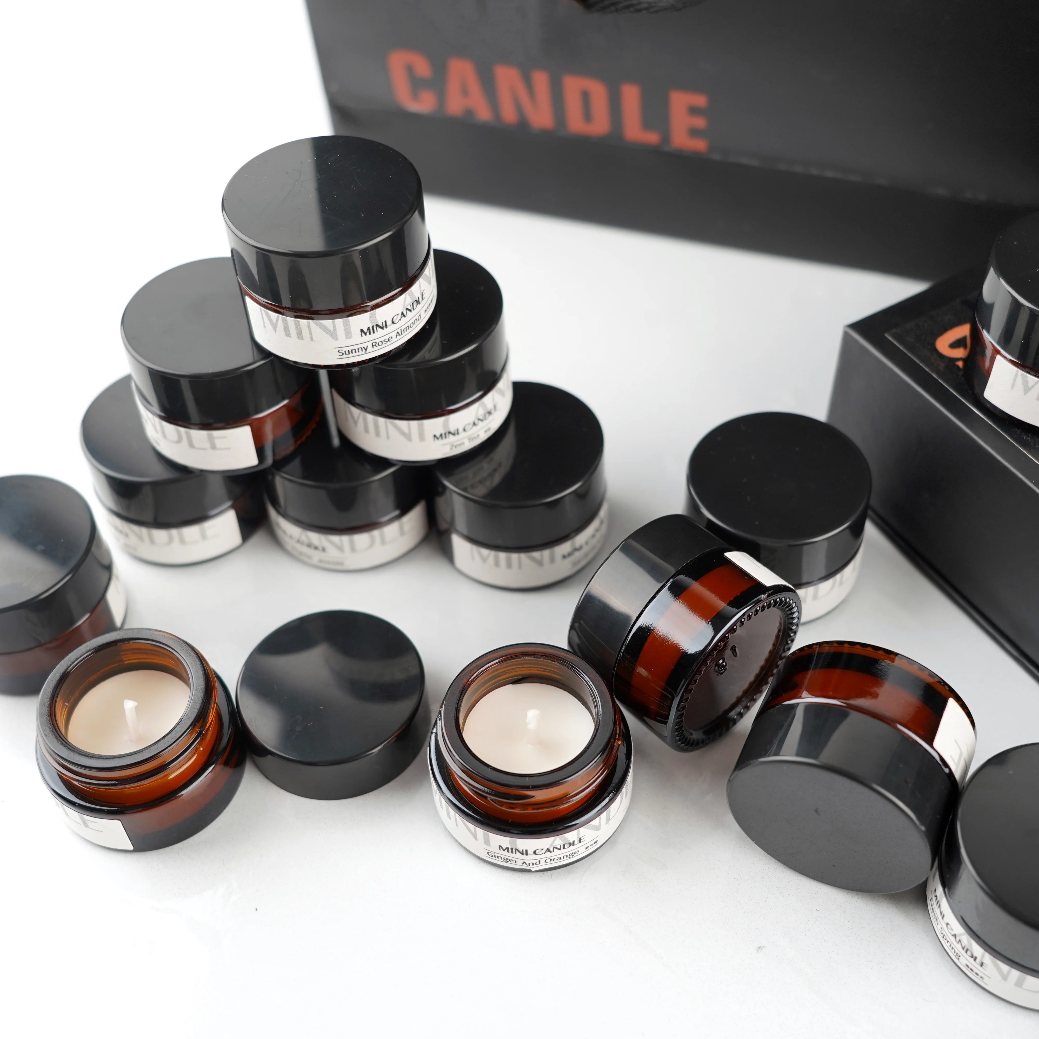 Hand-made Soybean Wax Scented Candle Sample of Scent Test candle 5g travel Scented Candle