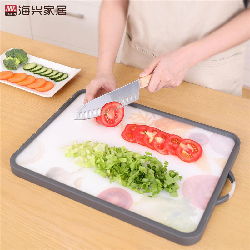 
Amazon 304 stainless steel silicone double-sided chopping meat cutting board 