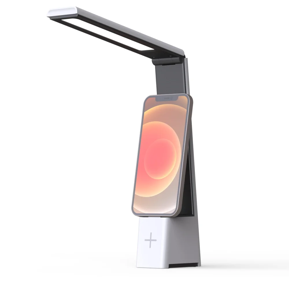 OEM ODM светодиодная настольная лампа USB зарядка защита глаз Светодиодная для чтения с держателем телефона