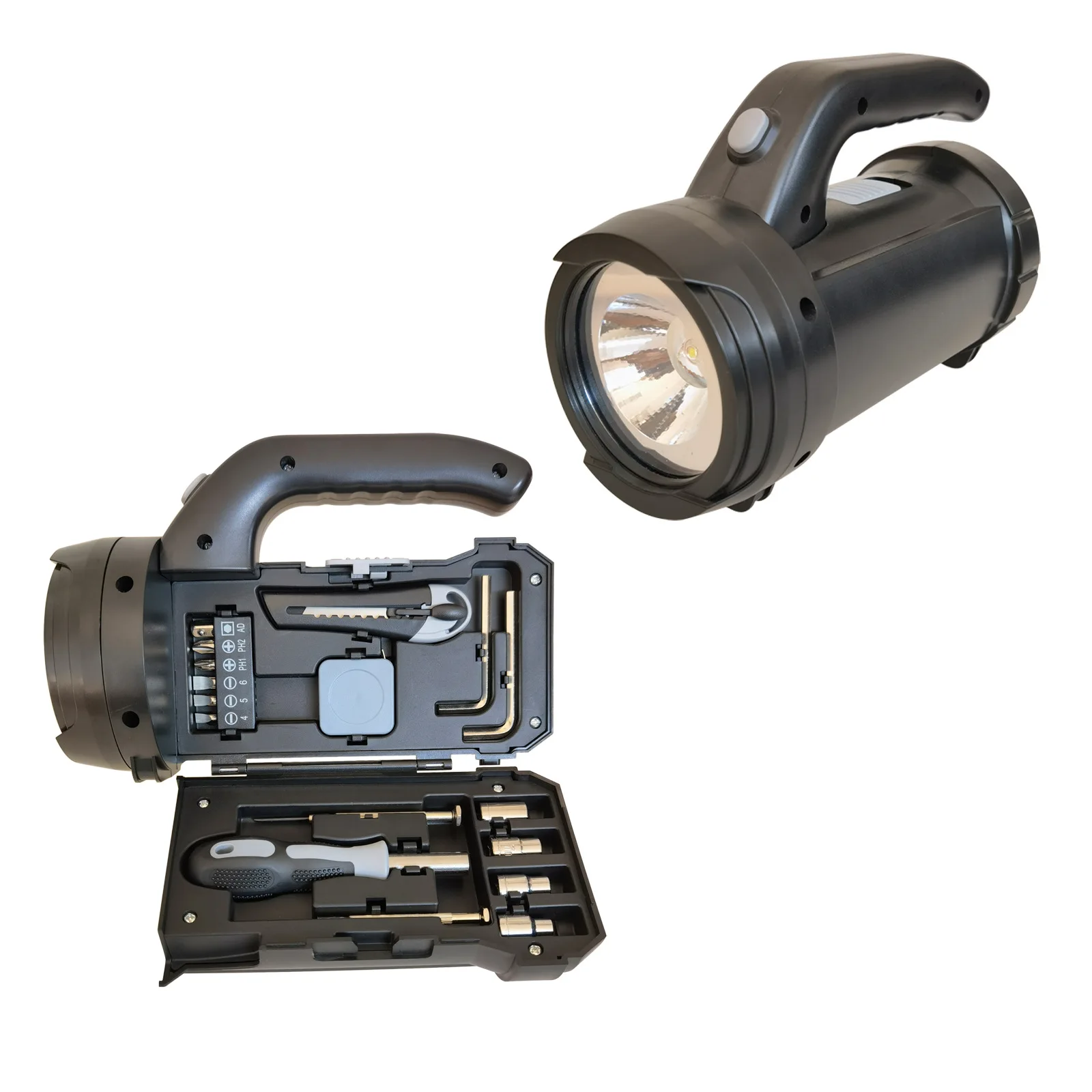 Emergency Flashlights Portable High Quality Work Lights With Multi Tool Kit Battery Power Led Searchlight