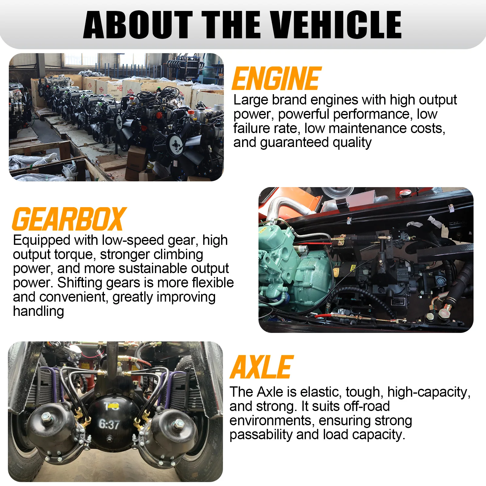 12-ton mining dump trucks with wet brake systems
