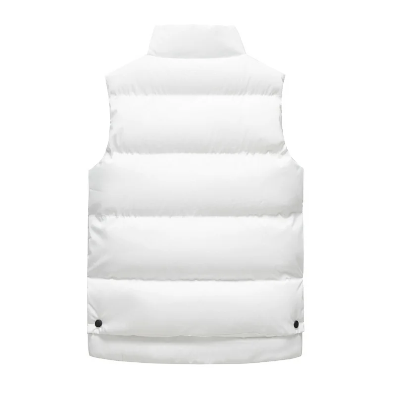 2021 winter mens cotton-padded jacket large size vest warmth and thick waistcoat