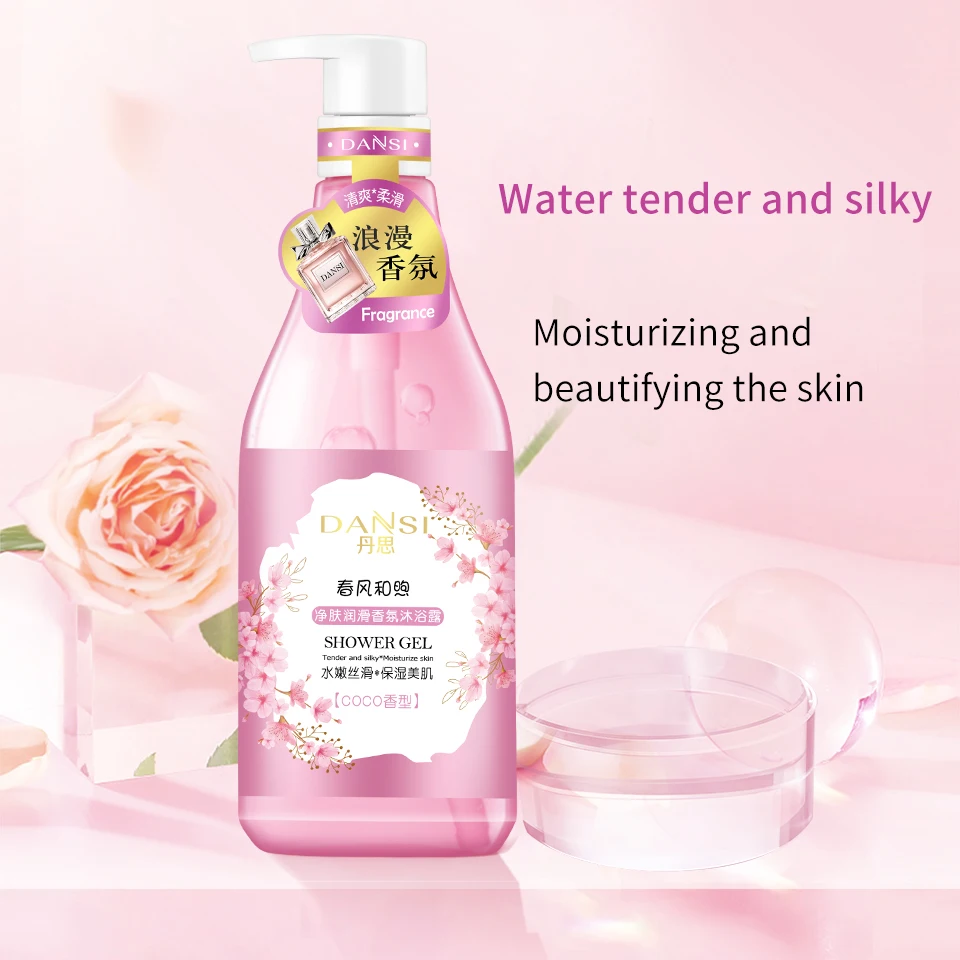 ODM/OEM high quality amino acid Plant extraction Deep cleaning natural flavor family hotel gel douche
