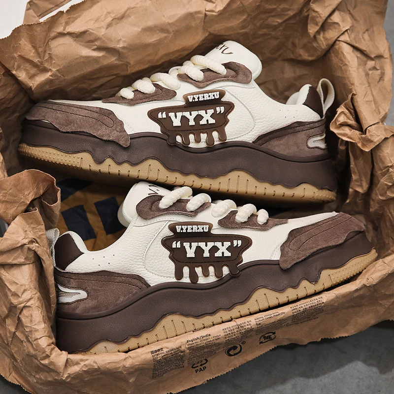 2024 Fashion Trend Custom Sneakers for Men Retro Leather Loafers with Mesh Lining Casual Shoes from Shoe Supplier