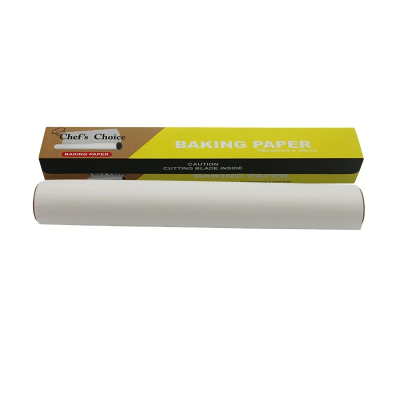 Recyclable white grease proof custom-made baking food paper