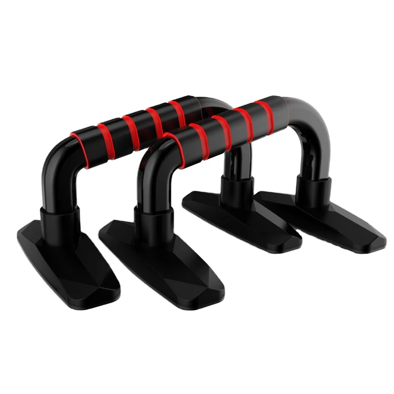 Gym Exercise Equipment Fitness 1 Pair Push-up Handles with Cushioned Foam Grip and Non-Slip Sturdy Structure Push Up Bars