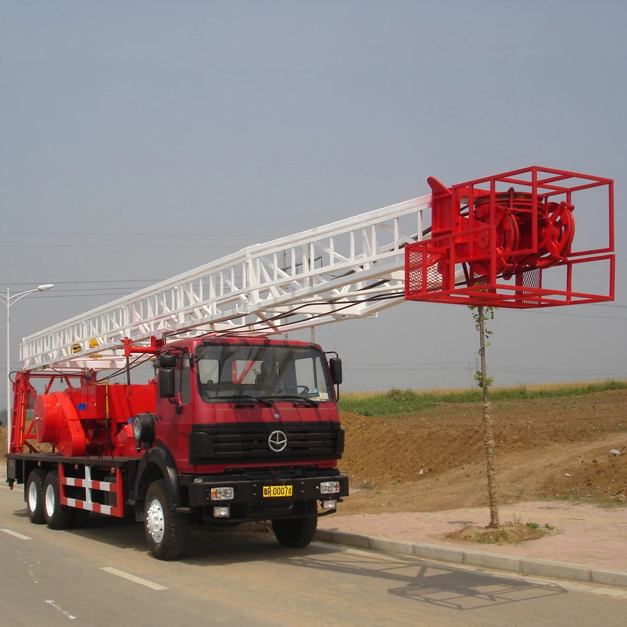 RG API Standard Oil Field truck-mounted drilling rig and  Workover Rig XJ30