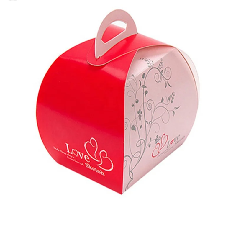 mini cupcake boxes PET clear plastic cake box for bakery packaging