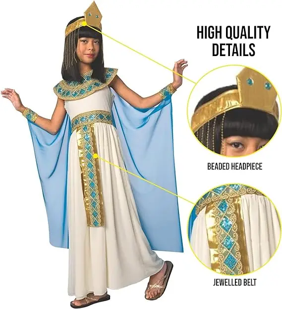 Children Halloween Carnival Clothing Egyptian Queen Costume Girl Masquerade Cosplay Costume