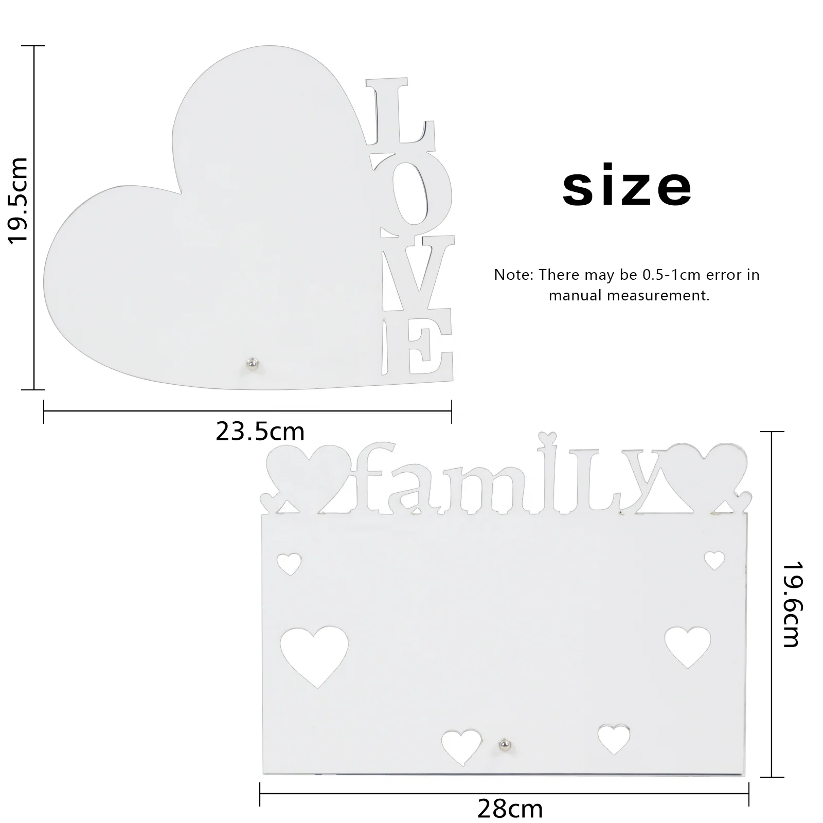 Wholesale Sublimation coated MDF plate photo frame for love and Family sublimation blank wood photo frame