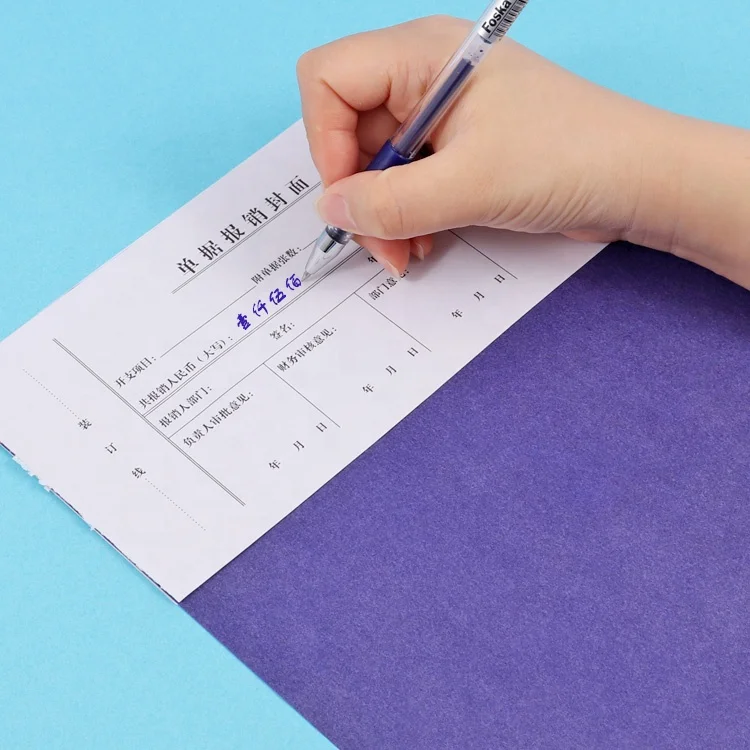 Foska Tracing and Transferring Drawings 100 Sheets Graphite Copy Paper  for Typing and Writing Box of 100 Sheets