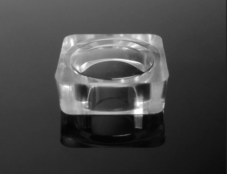 10.3*10.3mm 60 120 degree SMD 5050 led optical lens for led lights