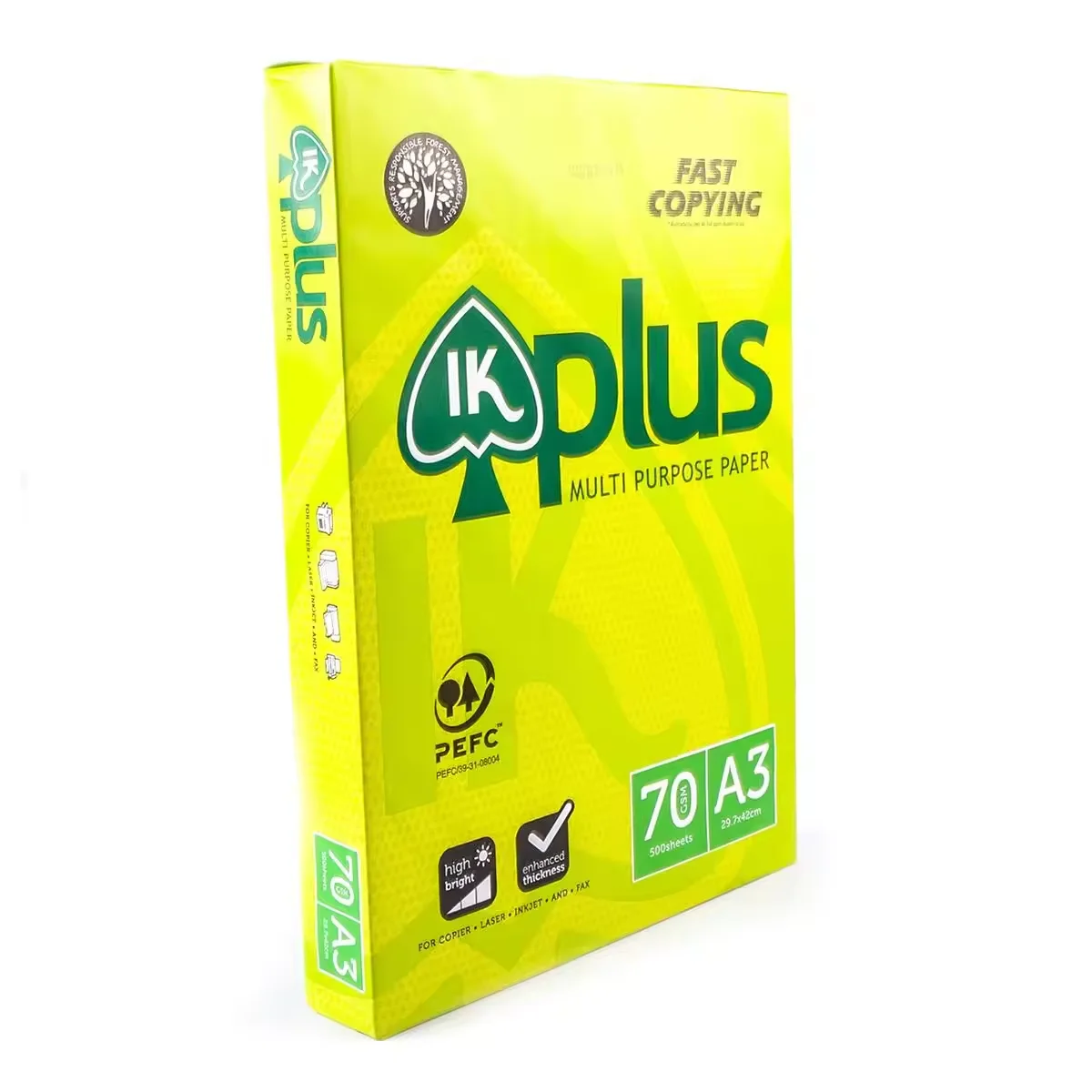 IK Plus белая бумага A4 копировальная 80gsm 75gsm 70gsm