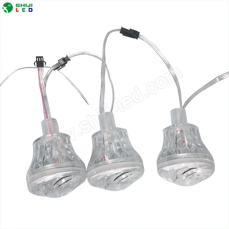 DC24V 60mm Diameter Cabochon Rgb UCS1903 18pixels Turbo Led for Fairground Amusement Light