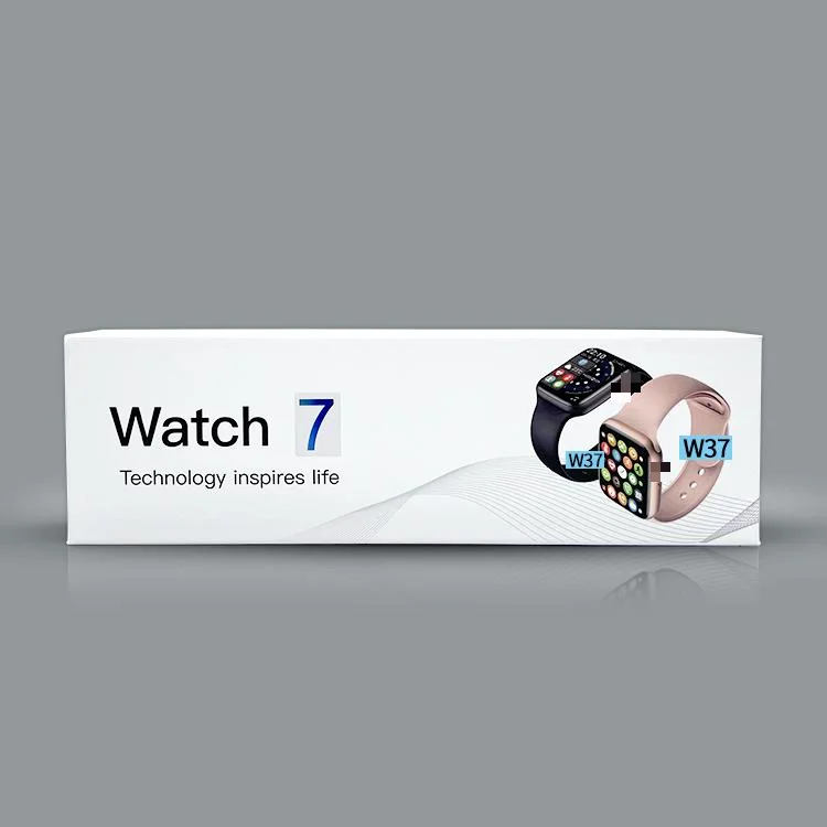 2021 Smartwatch Heart Rate W37 Series 7 Smart Watch Reloj Full Touch Screen t500 W26 IP68 Waterproof Smart Watch
