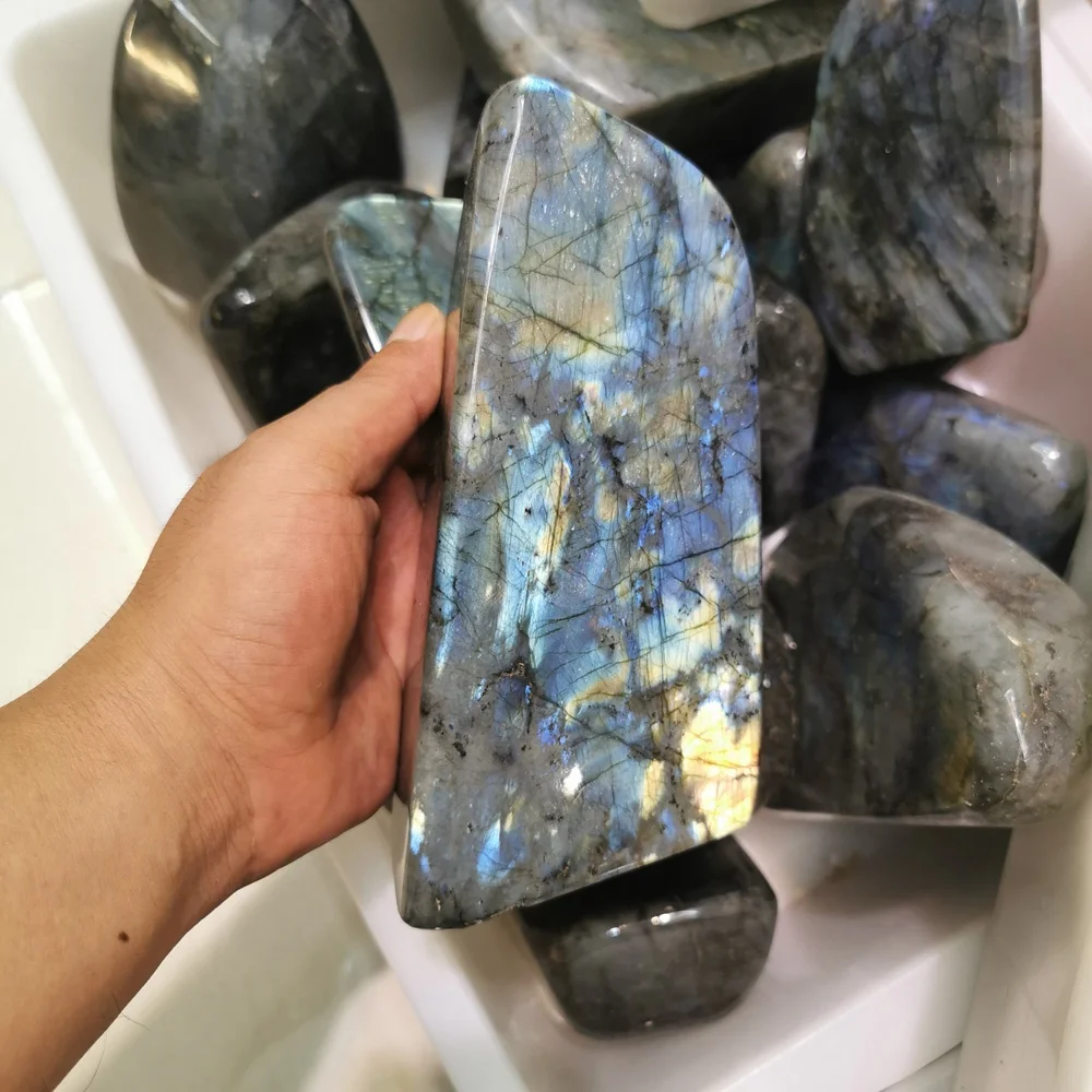 wholesale Large pieces Beautiful natural  labradorite healing raw crystal stone