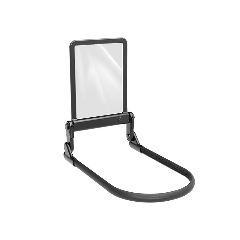 Aixinpin New Magnifying Glass With Light Neck Led Large Full Book Page Magnifier with Flexible Gooseneck Stand Reading Lamp