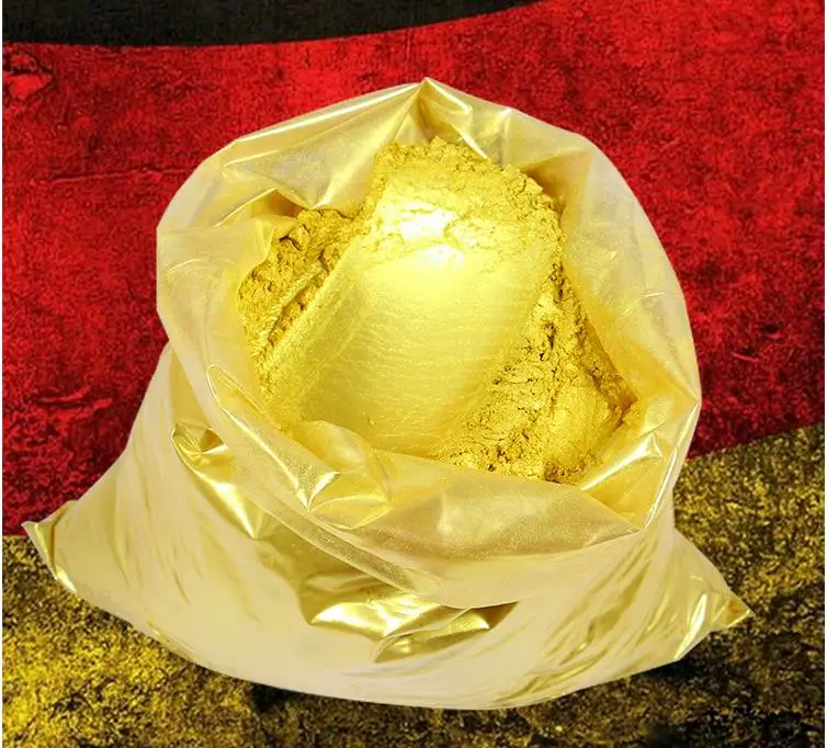 Wholesale Colorant Bright Gold Luster Mica Powder/ Pearl Pigment for Paint ink/Coating/Printing