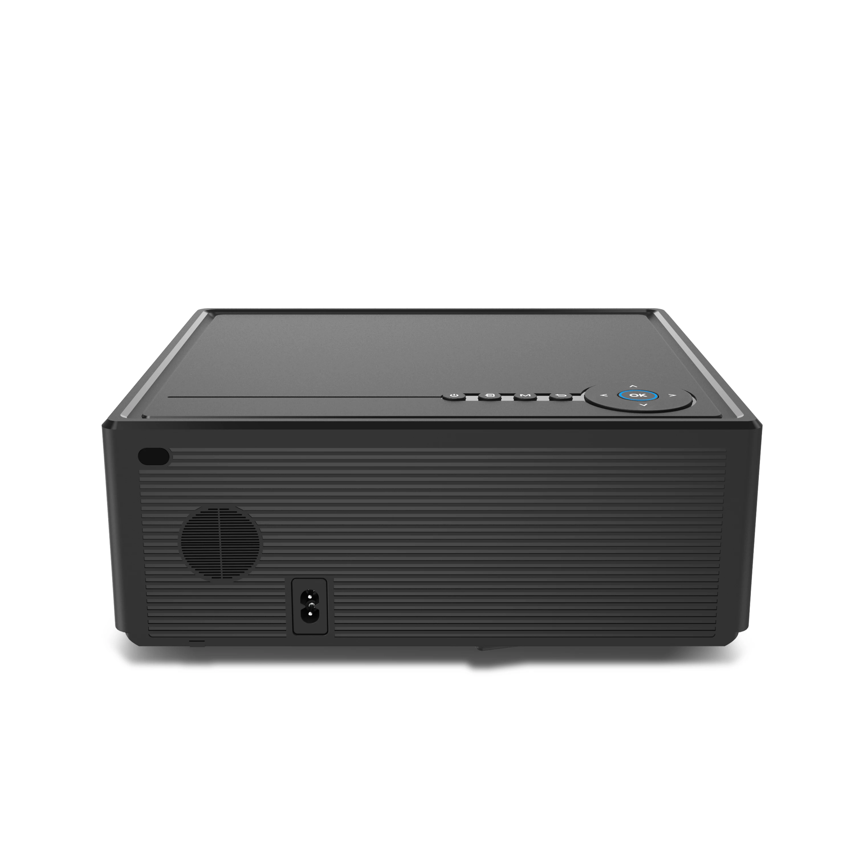 Wireless smart projector android 9.0  BT remote control with google voice assistant searching function real google certified ATV