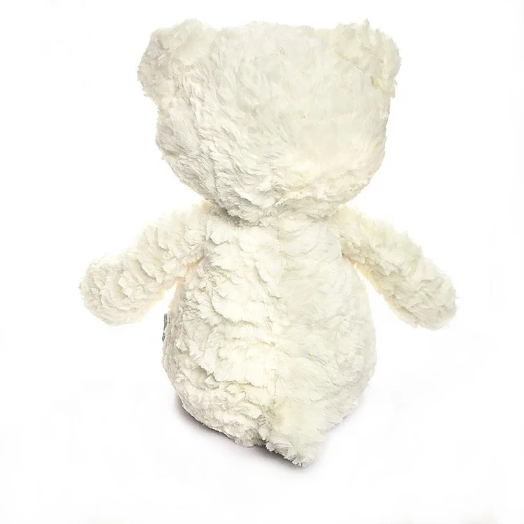 White soft valentines teddy bears wholesale plush stuffed animals custom teddy bear toys