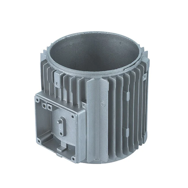 OEM Custom Aluminum Alloy Motor Housing Aluminum Profile Radiator Housing Die Iron Cast Parts