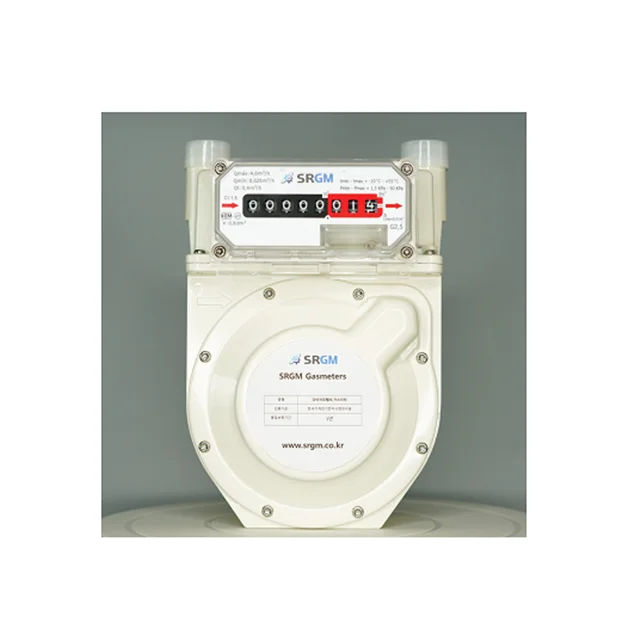 [SRGM]DiaphragmGAS METER G2.5 Made in Korea Aluminum Die Casting specials connections on request