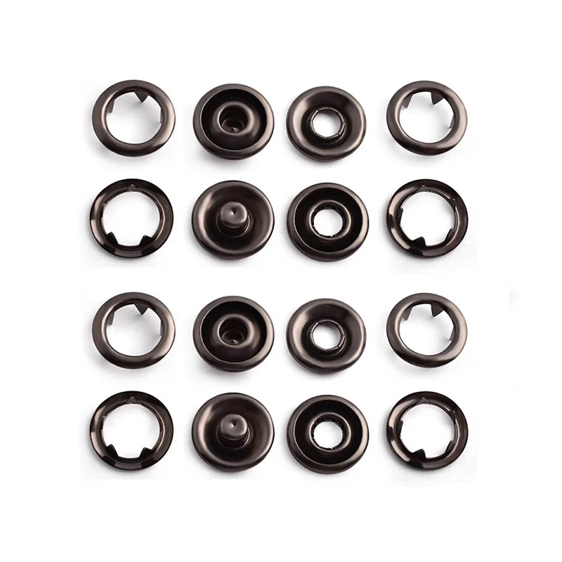 Hollow prong copper Snaps buttons Fasteners 8mm 10mm for clothes baby diaper