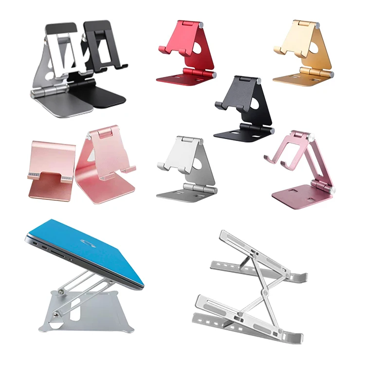 
2021 New Design Portable Aluminium Alloy Notebook Bracket Laptop Holder Stand Adjustable 