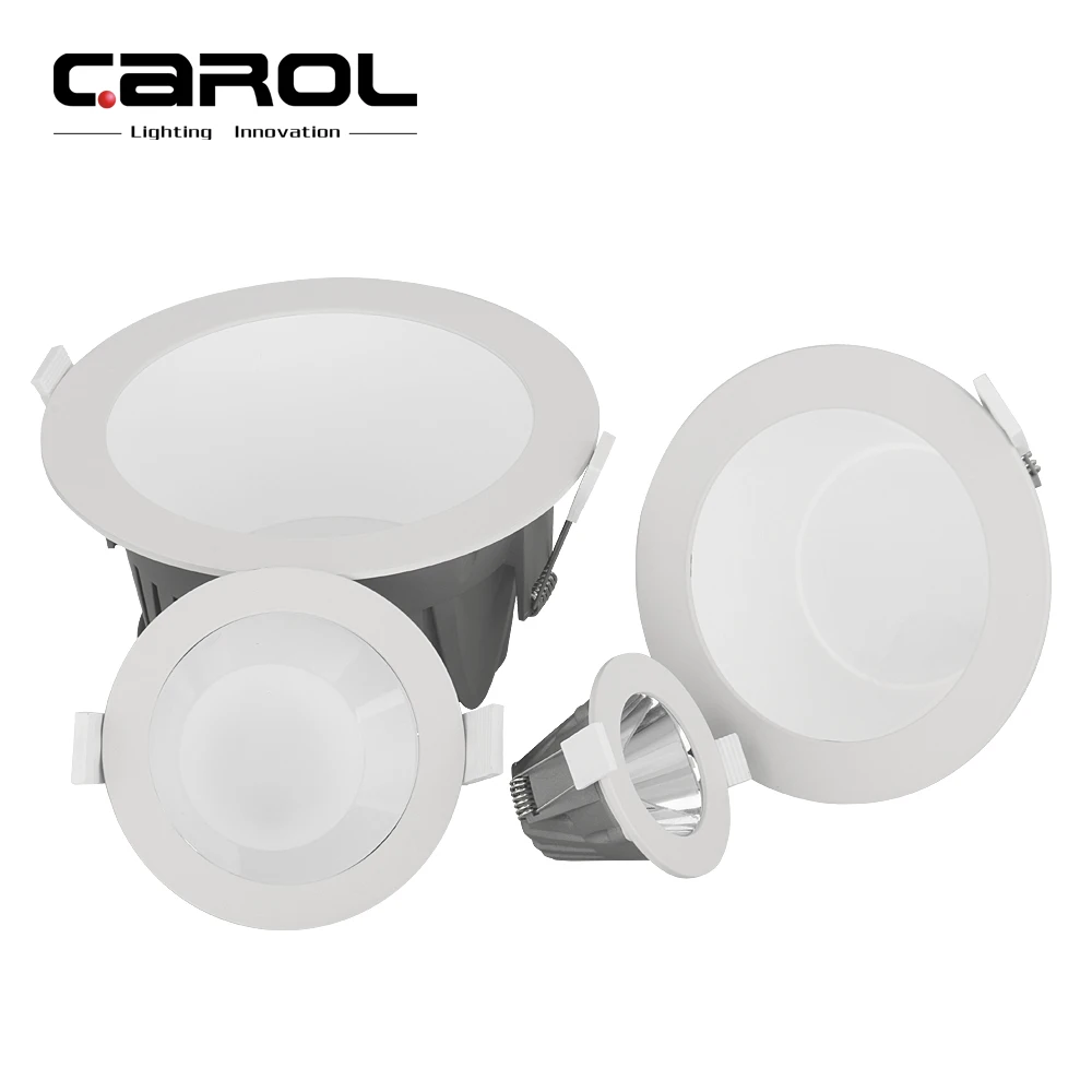 wireless zigbee ceiling spotlight dc24v rgb smart led smd downlight ip65 75mm 12 watt round recessed dimmable down light 7w