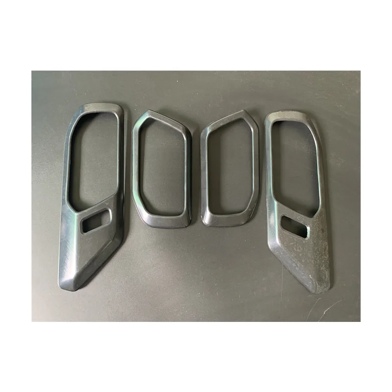 Auto Accessories carbon fiber Inner Door Handle Bowl Cover Trim Frame for Ford Bronco