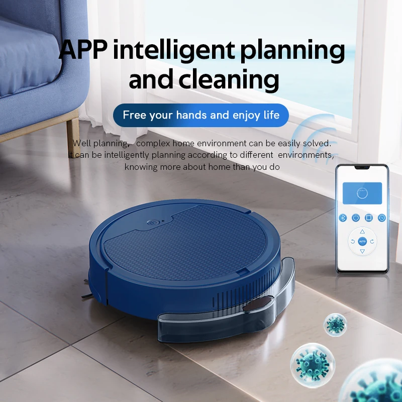 RYK OB8S MAX Premium WiFi App Control Smart Robot Vacuum Cleaner AntiFall High Suction Floor Mop Auto Clean with Water Tank