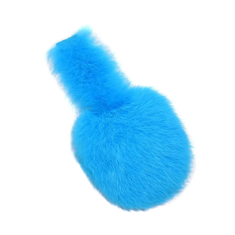 Wholesale Pet Fluffy Furry Noisy Rabbit Fur Squeaker Dog Toy mouse squeakers cat toy