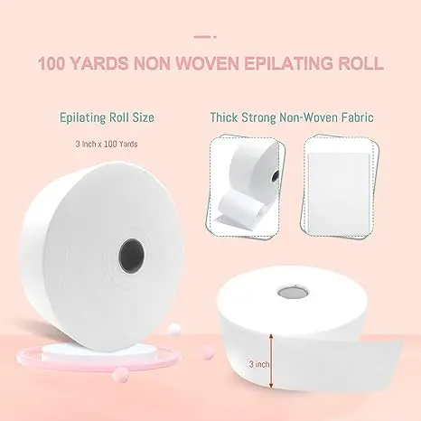 Hot selling soft wax strips customized private label body hair removal wax paper wax strips roll