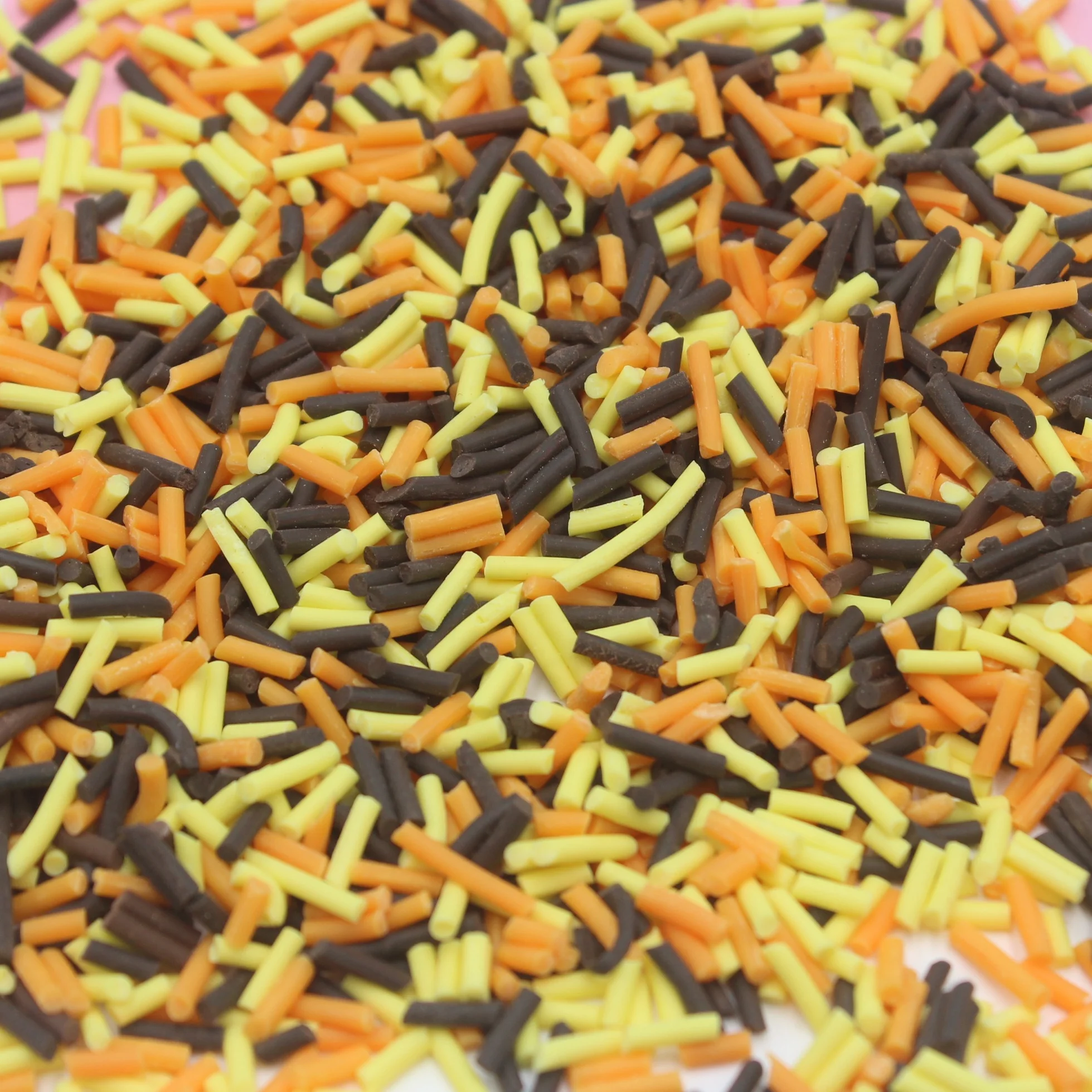 Colorful Long Candy Polymer Soft Clay Sprinkles Multi Simulation Sugar Cutters for Slime Diy Accessories