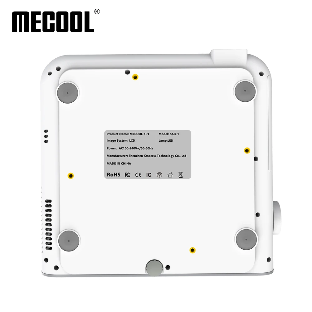 MECOOL Sail KP1 1080P 700 Lumens Manual Focus Home Projector with KD5 TV Dongle