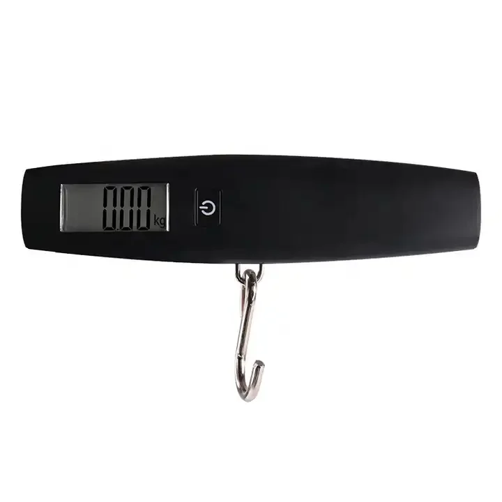 Low Price BSCI CE 50kg Digital Small Luggage Weight Scale Travel Electronic Hanging Hook ABS