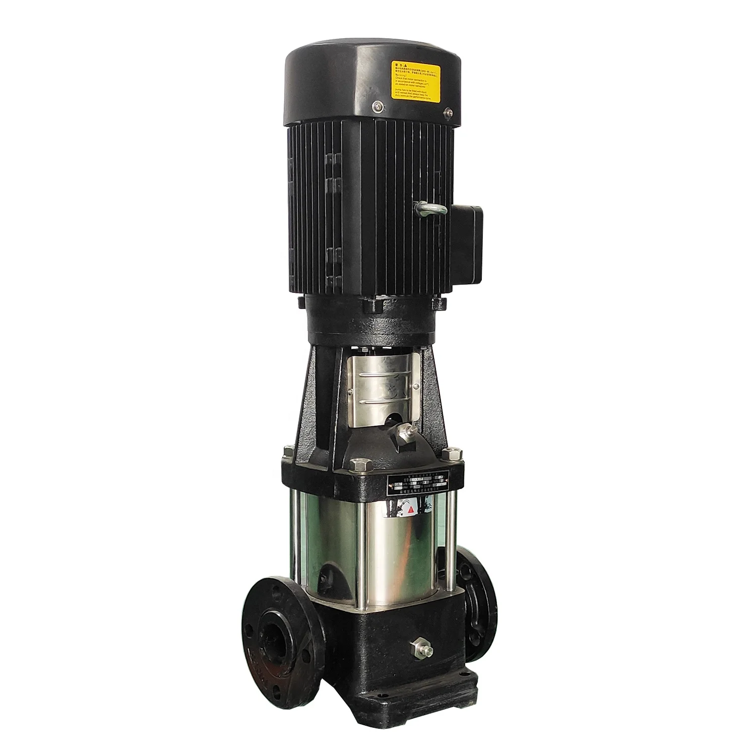 Maximum 320hp stainless steel vertical multistage centrifugal pump, circulating pump set DN50-200
