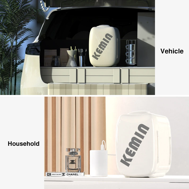 8 can portable dualuse minecarft car mini fridge 6l burau 110v 12v portable refrigerator