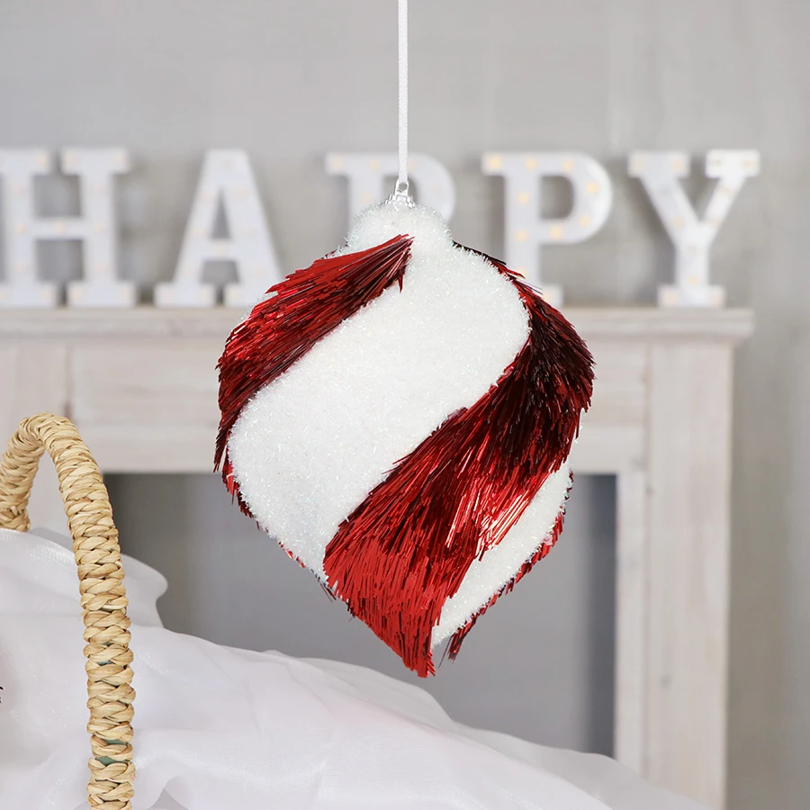 A brand new eco-friendly PET Christmas ornament for decorating trees, houses, or other places