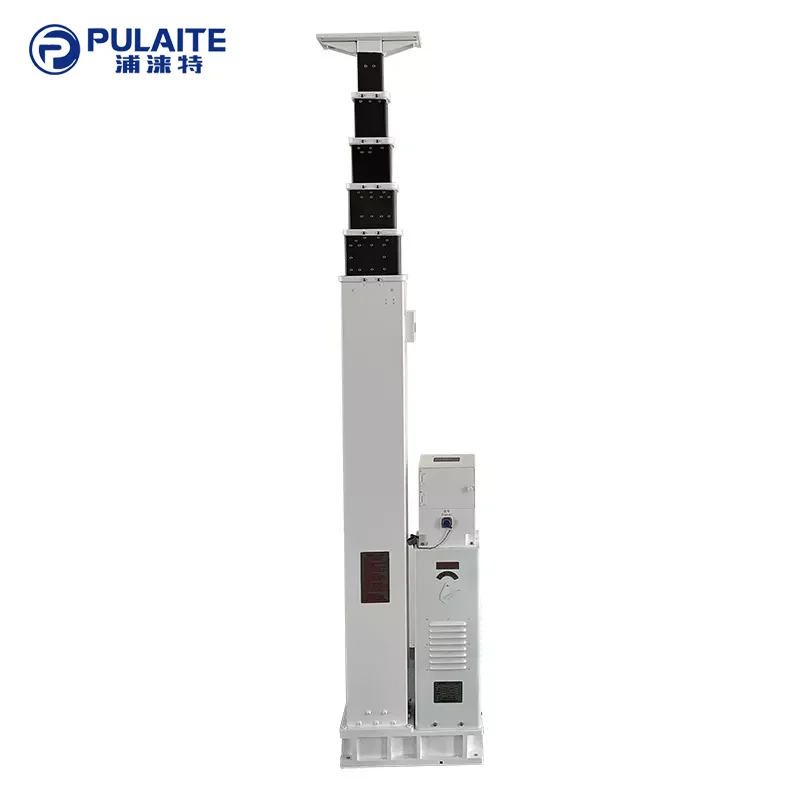 Brand New Aluminum Electric Telescopic Mast for Vehicle Fire Fighting Truck Working Light Tower Antenna Pipe Telescoping Pole