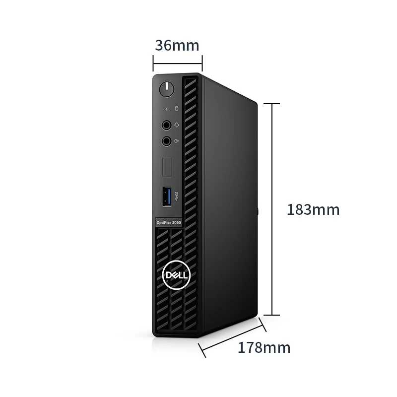 Micro сверлильный станок Dell OptiPlex 3090MFF микрокомпьютер чехол Мини бизнес настольный компьютер i3-10105T 4G 256G Bluetooth