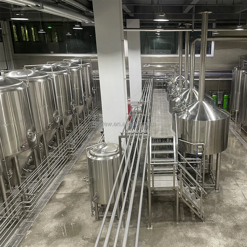 Micro Brewery 1000L 7bbL Hotel Red Copper beer Brewery equipment beer Factory And Craft beer Plant
