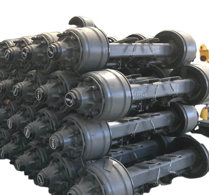 German type Axle 16t ton Semi-Trailer Parts High Quality Safety Trailer Axle