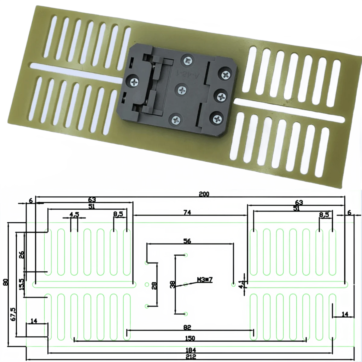 Installed on 35mm DIN rail  linear rail clip clamp linear rail clip clamp