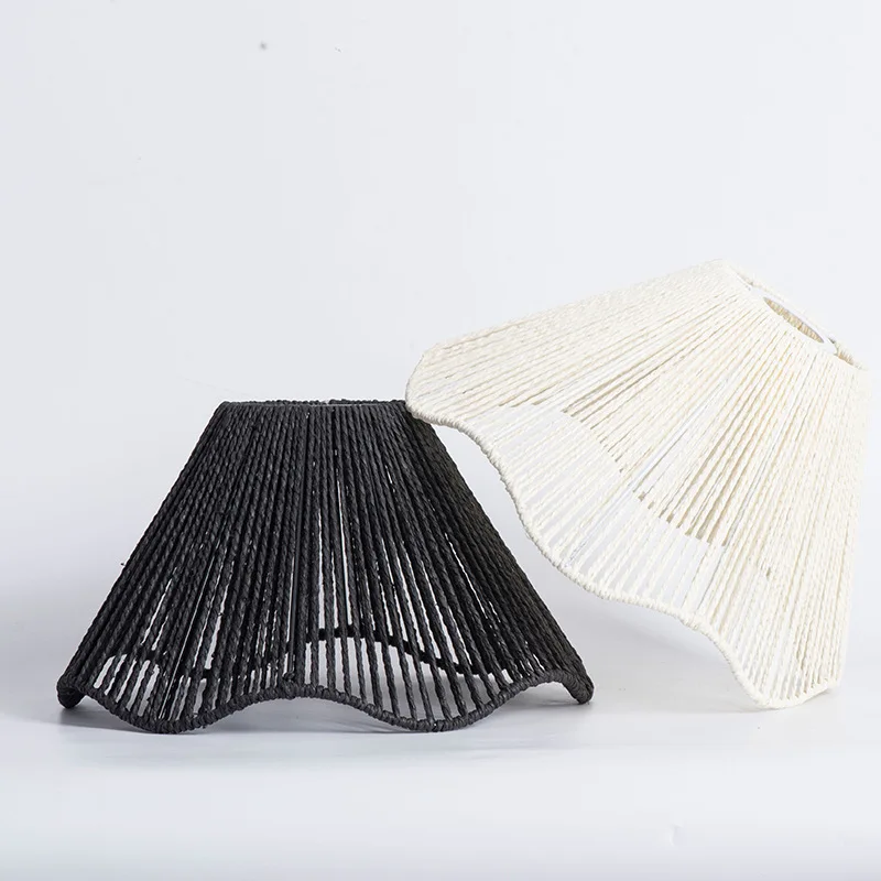 Chinese restaurant lampshade retro straw hat pendant light  restaurant wabi sabi style tea room homestay bar lighting decoration