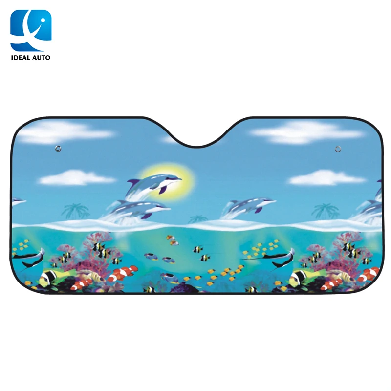 PE bubble customized design front car windshield sun shade