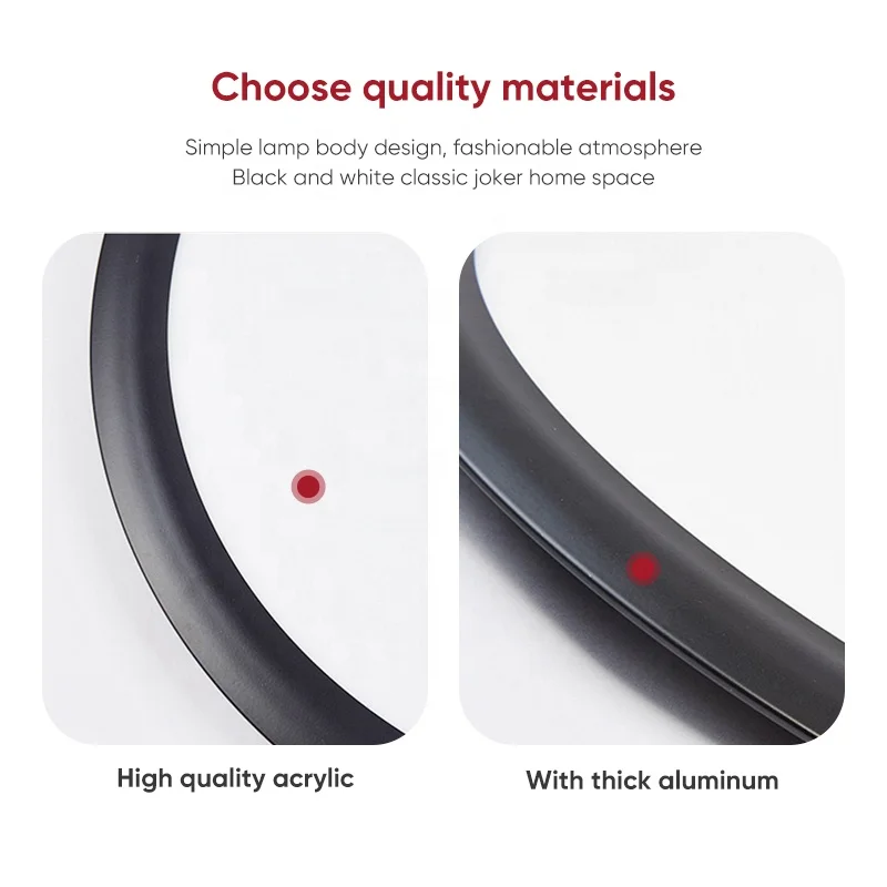 48W 1cm Ultra slim panel lamp fixture nordic surface mounted ceiling light led modern