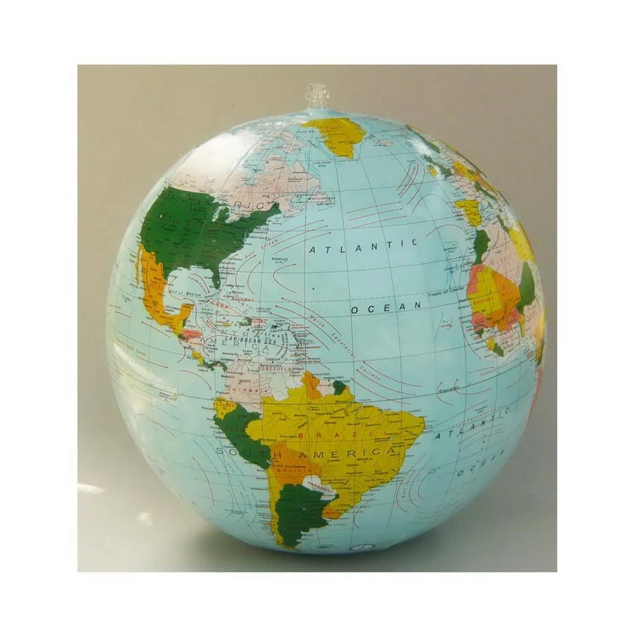 Cheap Freight PVC Inflatable Floating Globe World Globe