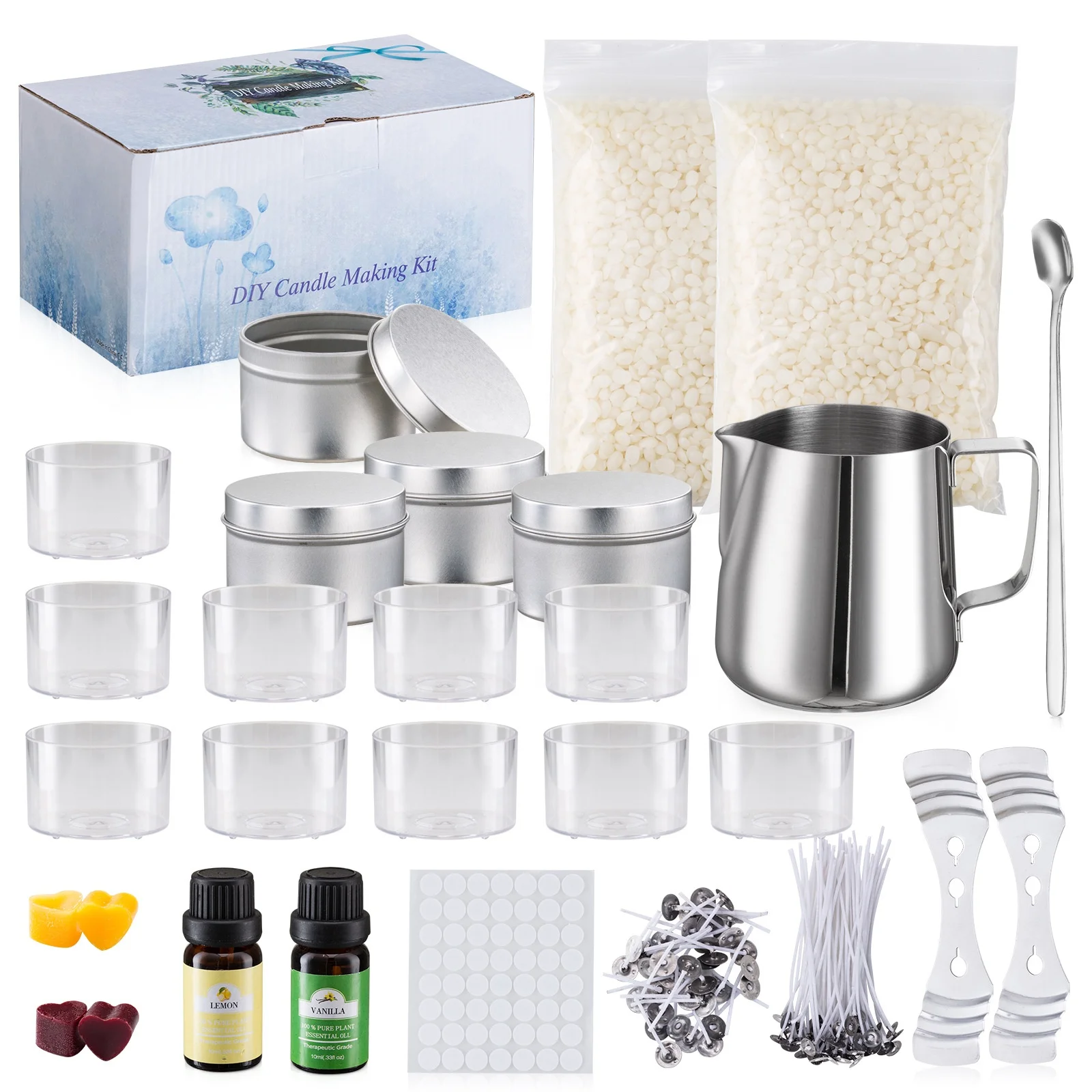 12 Kinds DIY Candle Making Kit Beeswax Diy Candle Making Kit Set